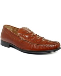 Johnston & Murphy Cresswell Woven Venetian Loafers Shoes