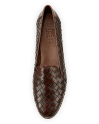 Sesto Meucci Nader Woven Leather Loafer Tan