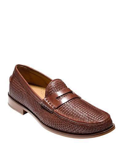 cole haan woven loafer