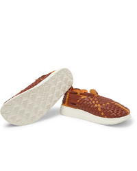 Malibu Latigo Woven Faux Leather Sandals