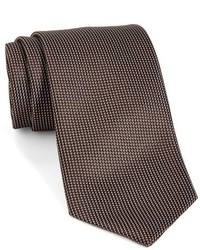 Ermenegildo Zegna Solid Woven Silk Tie