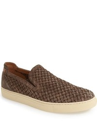 Brown Woven Sneakers