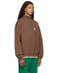 M.A. Martin Asbjorn Brown Turtleneck Ma Sweatshirt