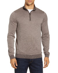 Brax Steffen Quarter Zip Wool Pullover