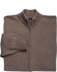 Executive Cotton Full Zip Sweater