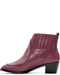 Sophia Webster Red Karina Butterfly Boots