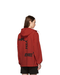Polythene* Optics Red Windbreaker Jacket
