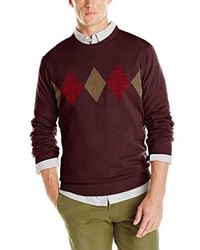 Van Heusen Argyle Chest Stripe Sweater