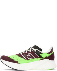 Stone Island Brown Green New Balance Edition Rc Elite V2 Sneakers