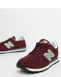 New Balance Burgundy Suede 373 Trainers