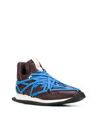 Rick Owens Lace Embellished Low Top Sneakers