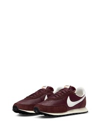 Nike Waffle Trainer 2 Se Sneaker In Burgundysailchocolate At Nordstrom