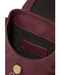 See by Chloe See By Chlo Olga Small Textured Leather Backpack Burgundy