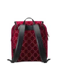 Gucci Small Gg Velvet Backpack