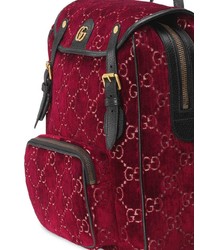 Gucci Small Gg Velvet Backpack