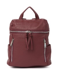 CO LAB Washed Zip Backpack In Berry At Nordstrom