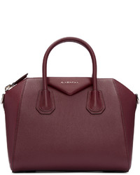 Givenchy Burgundy Small Antigona Bag