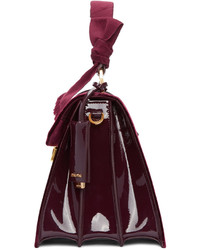 Miu Miu Burgundy Velvet Duffle Bag