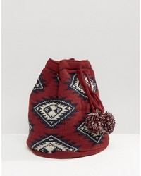 Hat Attack Knit Slouchy Bag