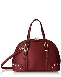 MG Collection Irina Mini Studded Satchel Shoulder Bag