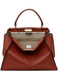 Fendi Red Regular Peekaboo Bag