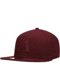 New Era Maroon Arizona Diamondbacks Oxblood Tonal 59fifty Fitted Hat
