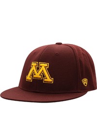 Top of the World Maroon Minnesota Golden Gophers Team Color Fitted Hat