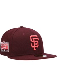 New Era Maroon San Francisco Giants Color Fam Lava Red Undervisor 59fifty Fitted Hat At Nordstrom