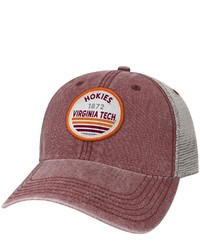 LEGACY ATHLETIC Maroon Virginia Tech Hokies Sunset Dashboard Trucker Snapback Hat At Nordstrom