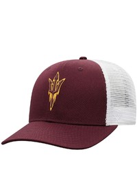 Top of the World Maroonwhite Arizona State Sun Devils Trucker Snapback Hat