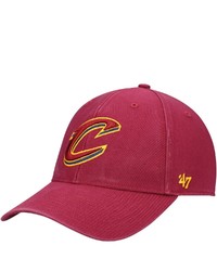 '47 Wine Cleveland Cavaliers Mvp Legend Adjustable Hat