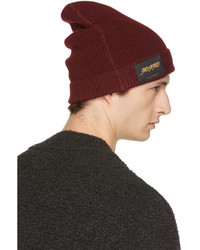 Stella McCartney Burgundy Members And Non Members Only Beanie