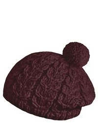 Heritage Knit Beanie With Removeable Pom