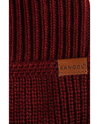 Kangol The Squad Fully Fashioned Beanie In Claret