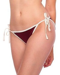 American Apparel Rnt07dl Nylon Tricot Side Tie Bikini Bottom