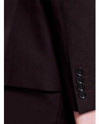 Selected Homme Burgundy Slim Fit Tuxedo Jacket