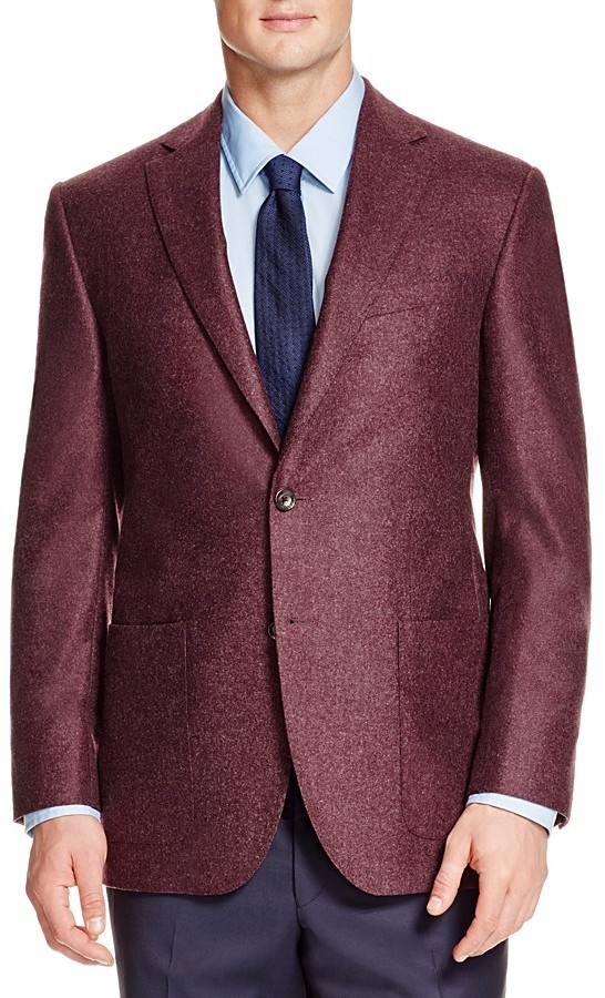 Check Burgundy Suit for men - Jack Victor