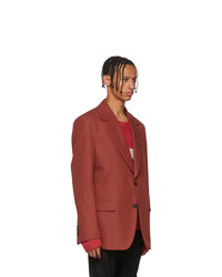 Acne Studios Red Tailored Blazer