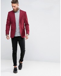 Farah Slim Fit Bright Heron Twill Suit Jacket