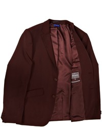 Peter Werth Suit Jacket In Burgundy