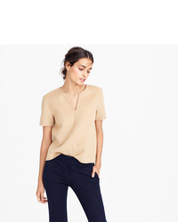 J.Crew Collection Double Faced Cashmere Top