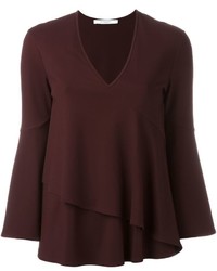 Givenchy Flared Layered Blouse