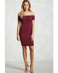 Forever 21 Off The Shoulder Bodycon Dress