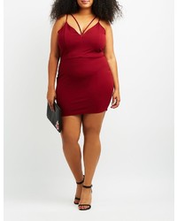 Charlotte Russe Plus Size Strappy Bodycon Dress