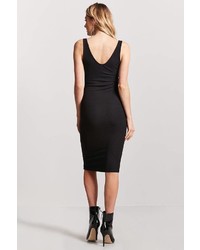 Forever 21 Zip Front Bodycon Dress
