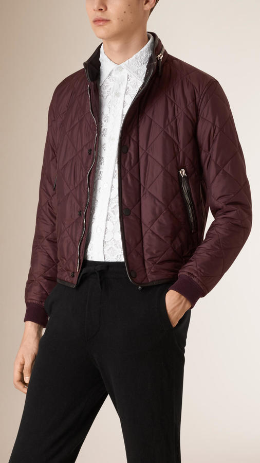 Burberry Quilted Bomber Jacket, $1,395 