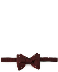 Tom Ford Small Dot Bow Tie Red