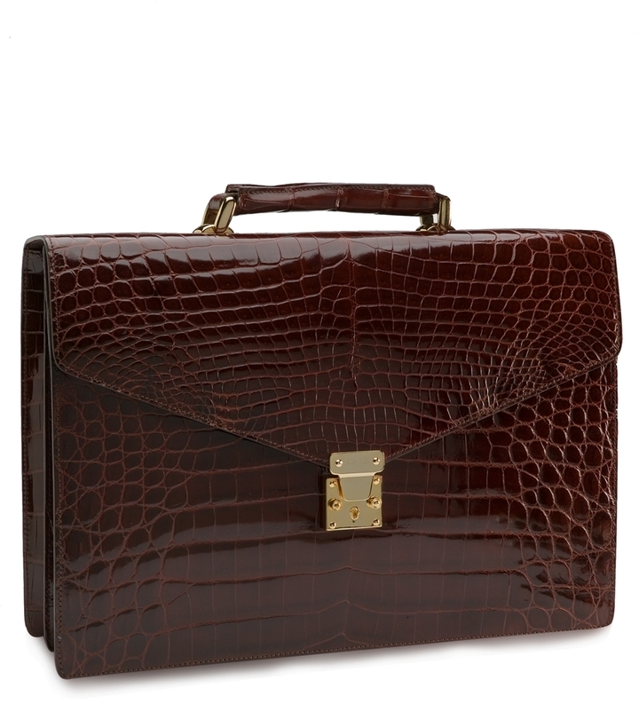 Brooks Brothers Alligator Billfold Briefcase, 12,000 Brooks Brothers