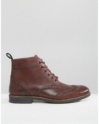 Red Tape Brogue Boots
