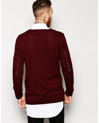 Asos Brand Cable Sweater